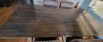 Eettafel massief hout, Huis en Inrichting, Ophalen, Zo goed als nieuw, 75 m² of meer, Laminaat