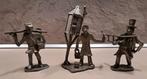 Oude Tinnen Figuren: Visser, Duivenmelker, Schoorsteenveger, Ophalen of Verzenden