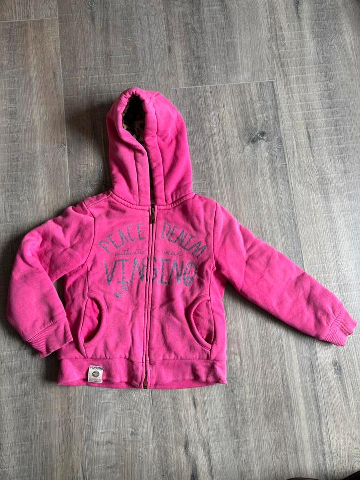 Vingino gevoerd vest maat 116, Kinderen en Baby's, Kinderkleding | Maat 116, Zo goed als nieuw, Meisje, Trui of Vest, Ophalen of Verzenden