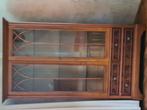 Taxus vitrine kast met toog - details, Huis en Inrichting, Kasten | Vitrinekasten, Ophalen, Gebruikt, 100 tot 150 cm, Glas