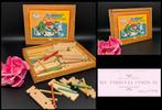SALE——Vintage Berbis houten bouw speelgoed set 2 - D6, Antiek en Kunst, Antiek | Speelgoed, Ophalen of Verzenden