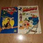 Walt Disney stripboeken 2 stuks Mickey Mouse, Ophalen of Verzenden, Zo goed als nieuw, Meerdere stripboeken, Walt Disney