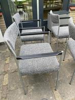 Gijs van der sluis eetkamer stoelen, Huis en Inrichting, Stoelen, Ophalen, Gebruikt, Vier, Grijs