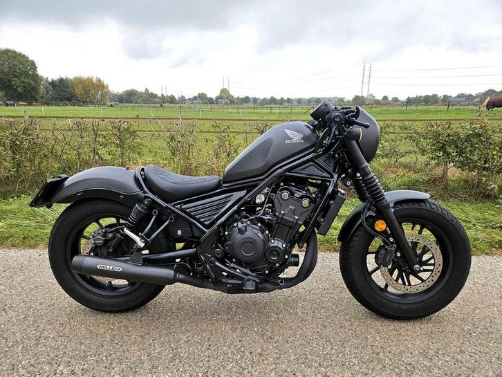 HONDA CMX 500 REBEL-S 2021 LED 35KW 48PK ZWART 5479 KM A2, Motoren, Motoren | Honda, Bedrijf, Naked bike, Minimaal motorrijbewijs A2