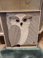Houten Muurdecoratie Uil - 47x52 cm, Ophalen
