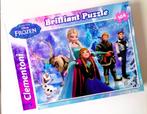 Frozen puzzel Clementoni Briljant, 104 stukjes, Ophalen of Verzenden, Meer dan 50 stukjes, Zo goed als nieuw, 6 jaar of ouder
