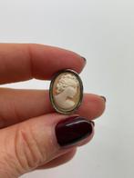 A394 Prachtige zilveren camee hanger, Ophalen of Verzenden, Zilver, Hanger