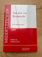 Van den vos Reynaerde - Middeleeuwse dierenepos, Ophalen of Verzenden, Zo goed als nieuw, Nederland