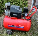 Dari Double Turbo Mobiele Compressor, Doe-het-zelf en Verbouw, Gebruikt, 6 tot 10 bar, Ophalen of Verzenden, Minder dan 200 liter/min
