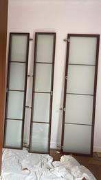 Donkerbruine pax kast deuren, Ophalen, 50 tot 75 cm, 200 cm of meer