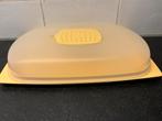 Tupperware kaasdoos cheesesmart cheesmart laag geel, Verzenden, Zo goed als nieuw, Geel