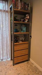 Industriële boekenkast met lades, Huis en Inrichting, Kasten | Boekenkasten, Ophalen, Met plank(en), 50 tot 100 cm, Zo goed als nieuw