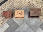 Stoofjes en voetenbankje, Antiek en Kunst, Antiek | Meubels | Stoelen en Banken, Ophalen
