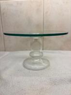 Glazen Taart Plateau 20 cm (1), Antiek en Kunst, Ophalen of Verzenden