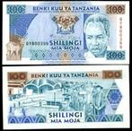 Tanzania 100 shilling 1993 unc, Postzegels en Munten, Bankbiljetten | Afrika, Tanzania, Verzenden