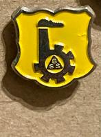 Geel BSS Speldje, Ophalen of Verzenden, Gebruikt, Overige onderwerpen, Speldje of Pin