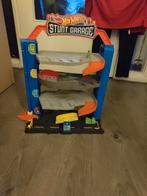 Hotwheels Stunt Garage, Kinderen en Baby's, Speelgoed | Racebanen, Ophalen of Verzenden, Gebruikt, Handmatig, Hot Wheels