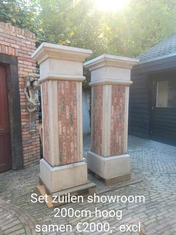 Gemetselde zuilen  beschikbaar voor biedingen
