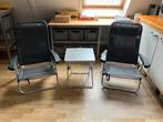 Crespo camping stoeltjes + tafeltje, Caravans en Kamperen, Ophalen, Zo goed als nieuw, Campingmeubel-accessoire