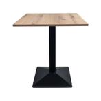 Complete horeca tafels 67x67cm, Bistro tafel melamine  205, Huis en Inrichting, Tafels | Eettafels, Gebruikt, 50 tot 100 cm, Rond