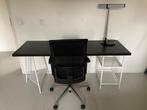 Tafelpoot Spand + schraag Tillslag Ikea met bureaublad, Ophalen, Zo goed als nieuw