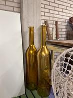 2 Grote Vazen - Meer dan 1 meter hoog!, Ophalen, Gebruikt, Overige kleuren, Glas