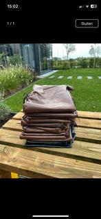 13 paar Bruine beenkappen, Overige maten, Ophalen of Verzenden, Accessoires, Gedragen