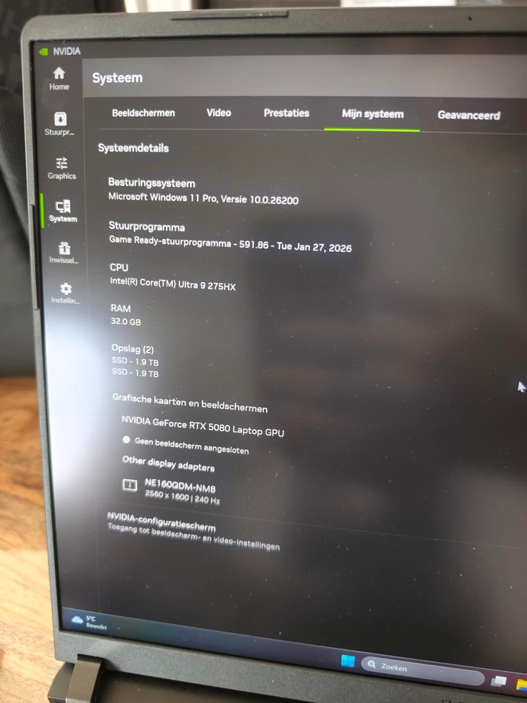 ASUS ROG Strix SCAR 16, Computers en Software, Windows Laptops, Ophalen, 32 GB, ASUS, Nieuw
