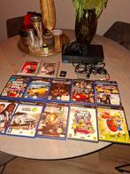 Playstation 2 compleet met 12 spellen, Spelcomputers en Games, Ophalen of Verzenden, Zo goed als nieuw, Met 1 controller