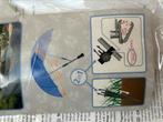 2-in-1 parasol met universele houder en grondpen, Ophalen, Zo goed als nieuw, Minder dan 1 meter, Parasolvoet