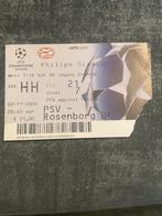 PSV-ROSENBORG BK 02-11-2004 kaartje Champions Leaque, Losse kaart, Europa of Champions League, Eén persoon
