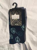 5 pak bamboe sokken donker blauw met blad 39-42 NIEUW, Ophalen of Verzenden, Nieuw, Maat 39 t/m 42, Blauw