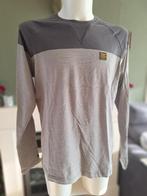 Pall Mall PME Legend khaki grijs crème longsleeve L gratis v, Maat 52/54 (L), Verzenden, Pall Mall PME Legend, Zo goed als nieuw