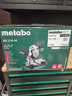 Metabo Afkortzaag KS 216 M - Nieuw in Doos! Nieuwprijs 139, Doe-het-zelf en Verbouw, Gereedschap | Zaagmachines, 70 mm of meer