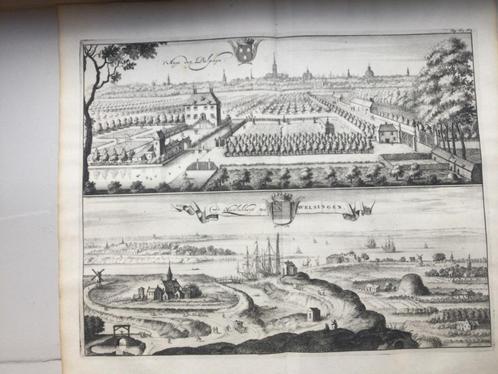 Zeeland Walcheren, Middelburg, 1696, Antiek en Kunst, Kunst | Etsen en Gravures, Verzenden