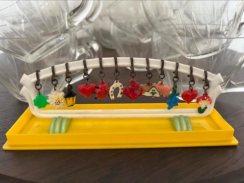 Vintage glazenmarkeerders / glasbedels – complete set, Antiek en Kunst, Antiek | Glas en Kristal, Ophalen
