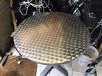 Opklapbare ronde tafel - 80 cm doorsnee, Ophalen, Gebruikt, Rond, Tot twee personen