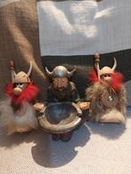Viking beeldjes, Ophalen of Verzenden, Gebruikt, Hout, Overige typen