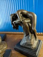 Bronzen beeld van een naakte vrouw, Ophalen of Verzenden