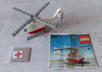 lego 626-2 (c) lego city, classic city rode kruis heli 1978 beschikbaar voor biedingen