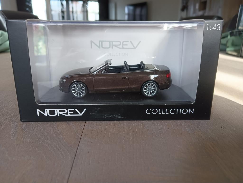 Norev Audi A5 Cabriolet Modelauto 1:43, Hobby en Vrije tijd, Modelauto's | 1:43, Ophalen, Zo goed als nieuw, Auto, Norev