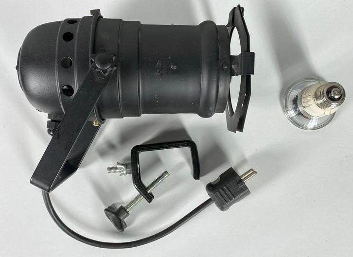 PAR lampen, zwart, twee stuks, Muziek en Instrumenten, Theaterbelichting, Ophalen