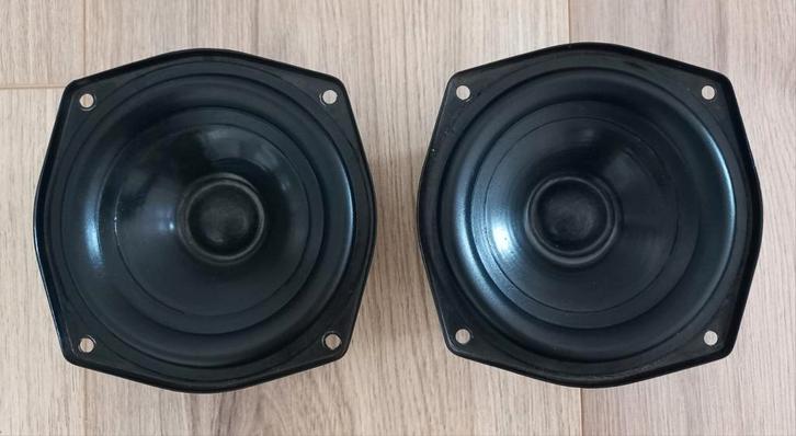 2x KEF B110 Type SP1057 Low-/Midrange Speaker, Audio, Tv en Foto, Luidsprekers, Gebruikt, Front, Rear of Stereo speakers, 120 watt of meer