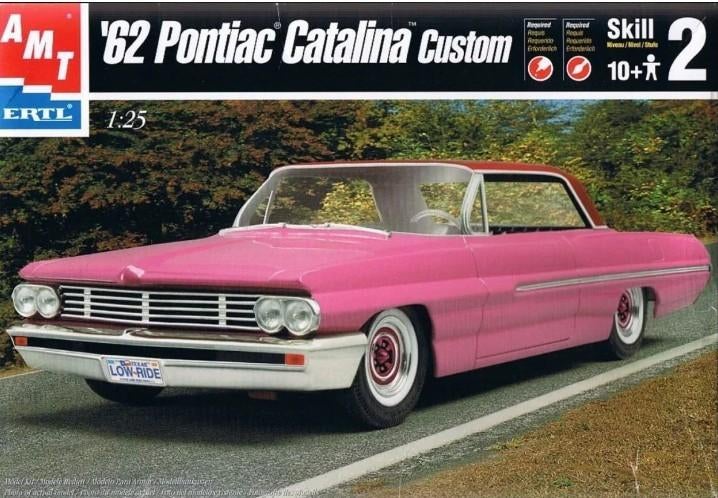 Bouwdoos 1962 Pontiac Catalina Custom AMT, Overige merken, Auto, Groter dan 1:32, Nieuw