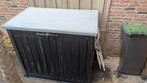 Kunststof keter opbergbox - Zwart, Ophalen of Verzenden, Gebruikt, Kunststof, Containerberging