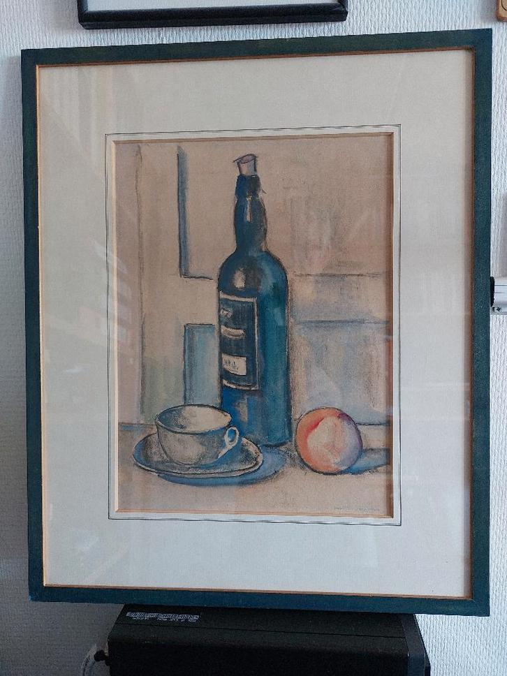 aquarel Matthieu Wiegman, Antiek en Kunst, Kunst | Schilderijen | Klassiek, Ophalen