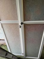Witte Billy Morliden deuren met Glas, Ophalen, Gebruikt, 80 tot 100 cm, Binnendeur