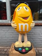 Grote M&M's Display Figuur - Geel reclame, Ophalen, Reclamebord, Gebruikt, .