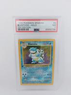 Blastoise 1st Edition Base Spanish Holo PSA 7 Pokemon Kaart, Hobby en Vrije tijd, Verzamelkaartspellen | Pokémon, Verzenden, Zo goed als nieuw