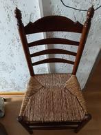 Eikenhouten stoelen, Oud hollands, Vier, Gebruikt, Bruin